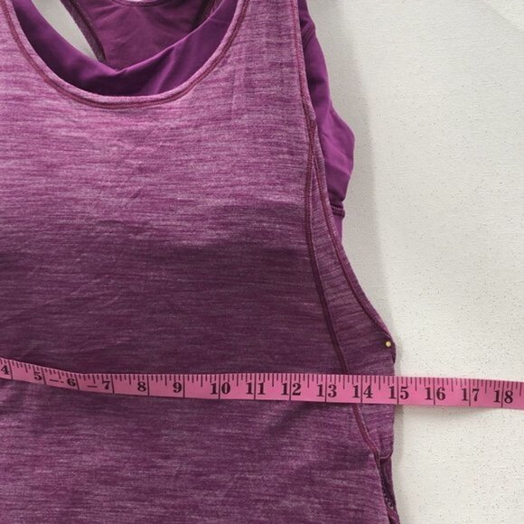 Lululemon Womens Sleeveeless Scoop Neck Built In Bra Pullover Tank Top Sz 6 - Picture 3 of 7